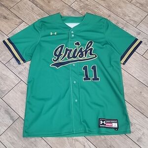 Under armor Irish jersey #11 size Large NOTRE DAME ""READ DESCRIPTION""